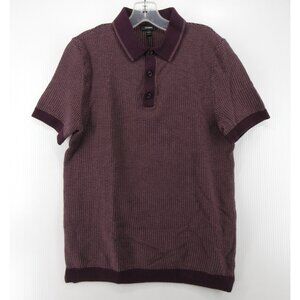 Express Polo Shirt XL Purple Slim Sweater Mob Leisure Rockabilly NEW